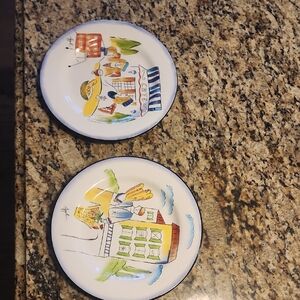 Colorful Decorative Plates Set